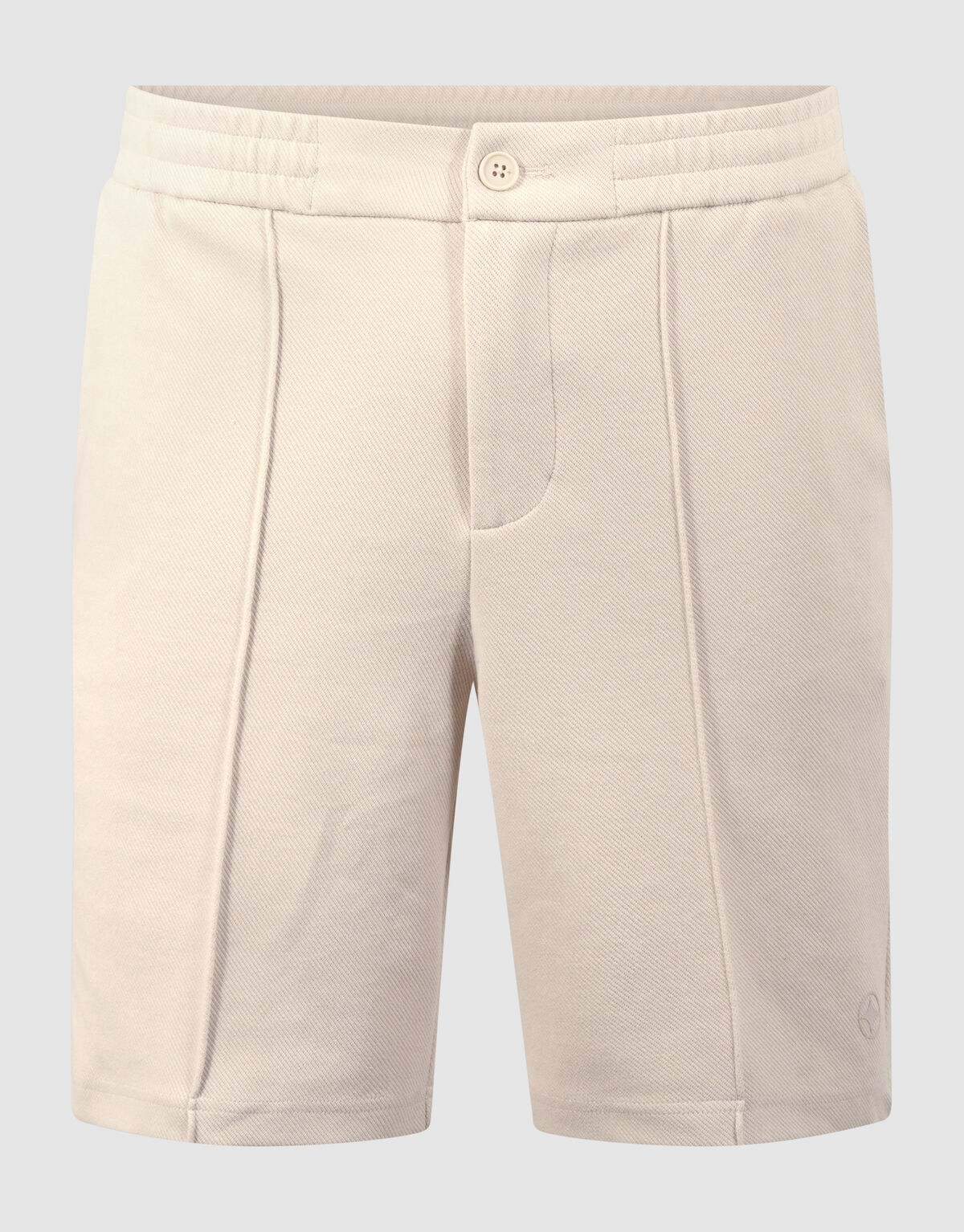 Structuur Regular Fit Short Zand