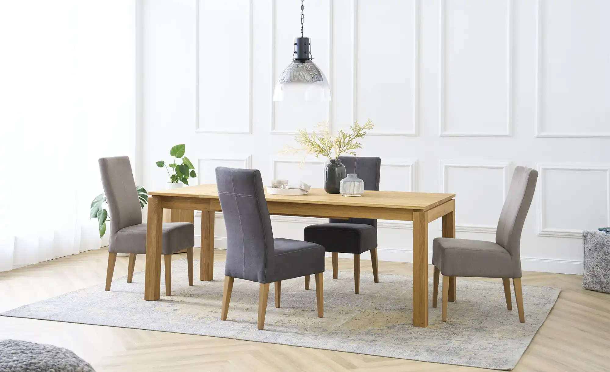 Woodford Massivholztisch  ausziehbar Severin