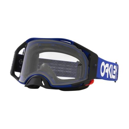 Masque cross Oakley AIRBRAKE MX MOTO BLUE ECRAN CLAIR 2024 - Bleu