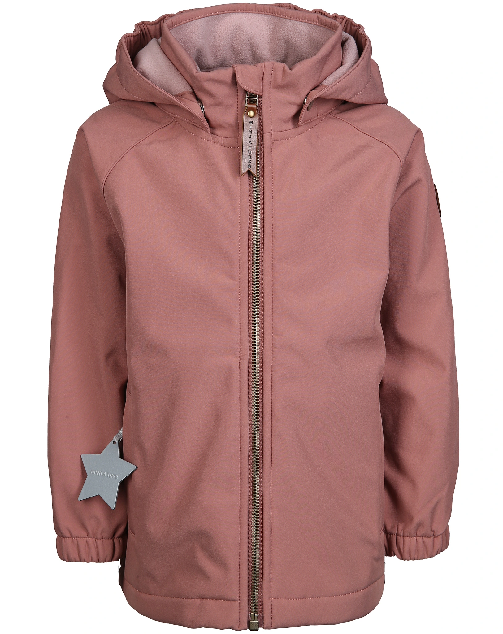 Softshelljacke MATADEN mit Innenfleece in wood rose