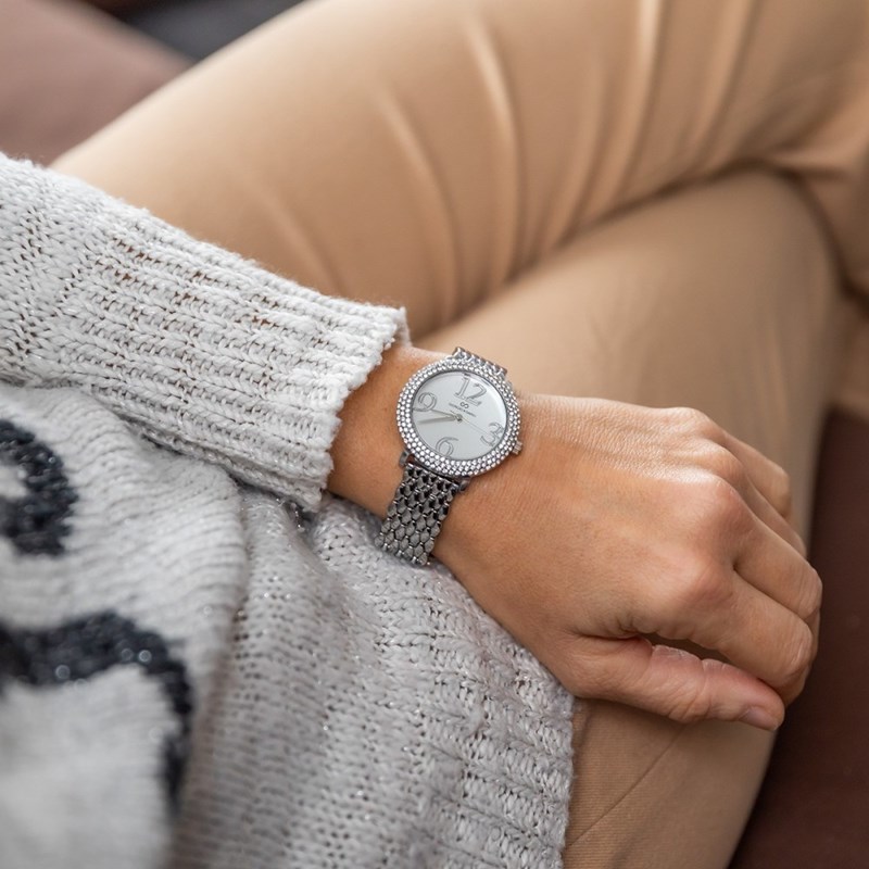 Montre Femme GIORGIO bracelet Acier Argenté