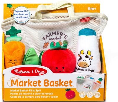 Melissa & Doug Lekesett Market Basket Fill & Spill