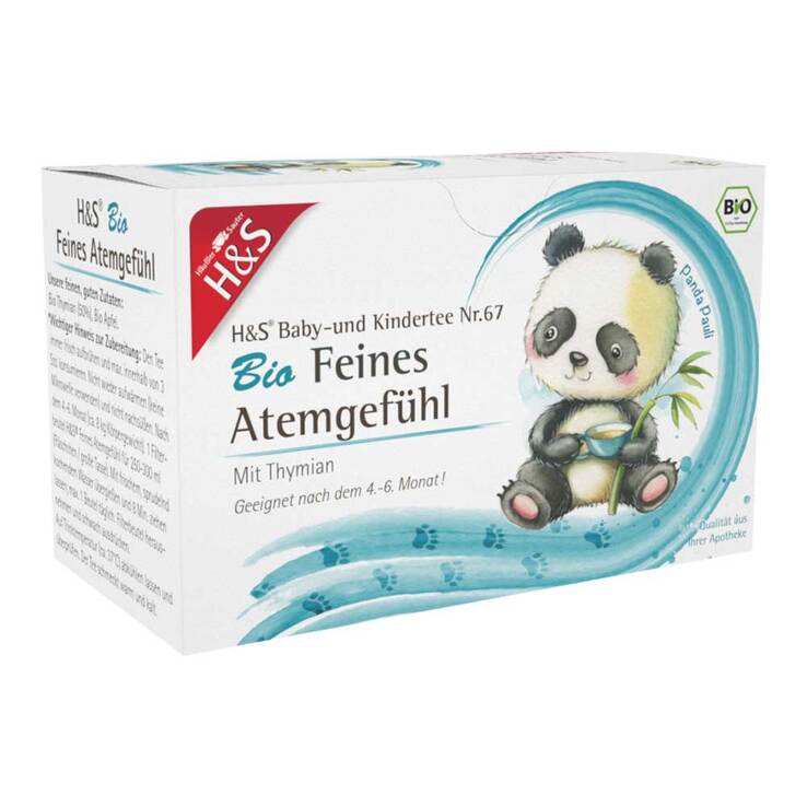 H&S Bio Feines Atemgefühl Baby- und Kindertee Fbeutel , 20X1.2 g