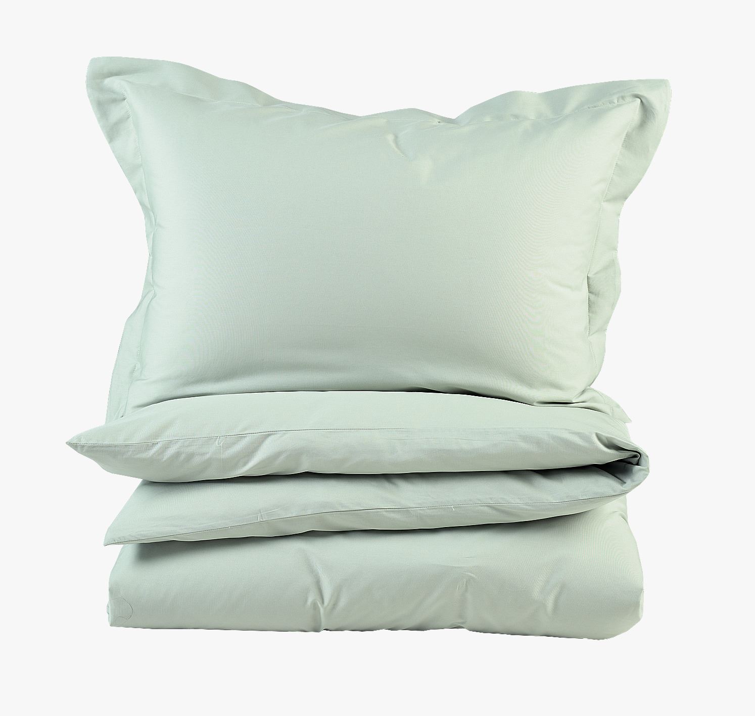 Percale sengesett lindegrønn - 140x220 cm