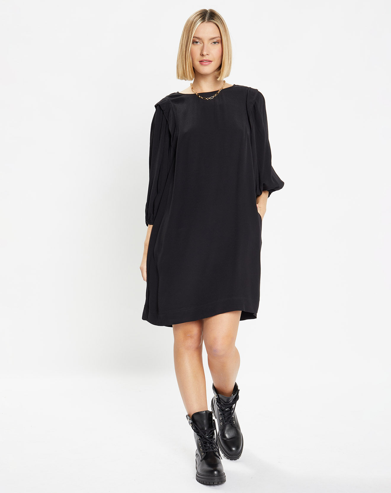 Galeries Lafayette Robe Magnolia noire