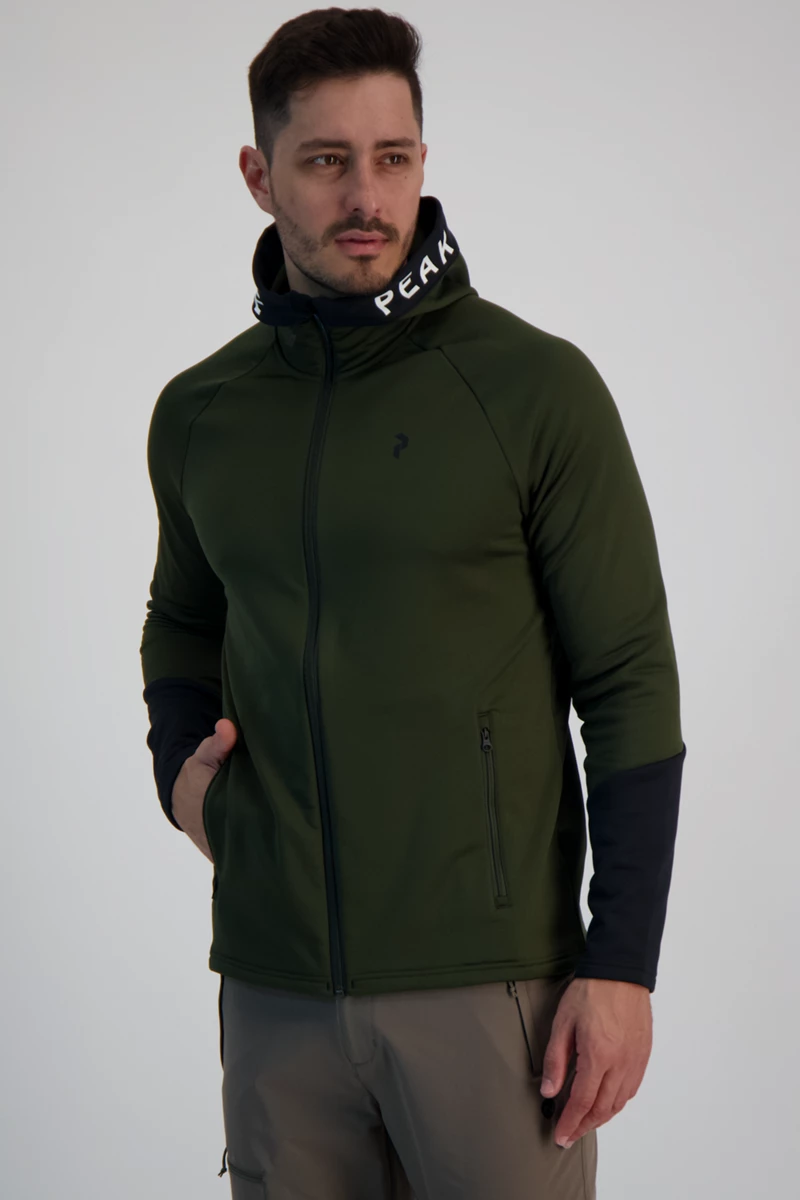PEAK PERFORMANCE Rider Zip Hood Herren Midlayer