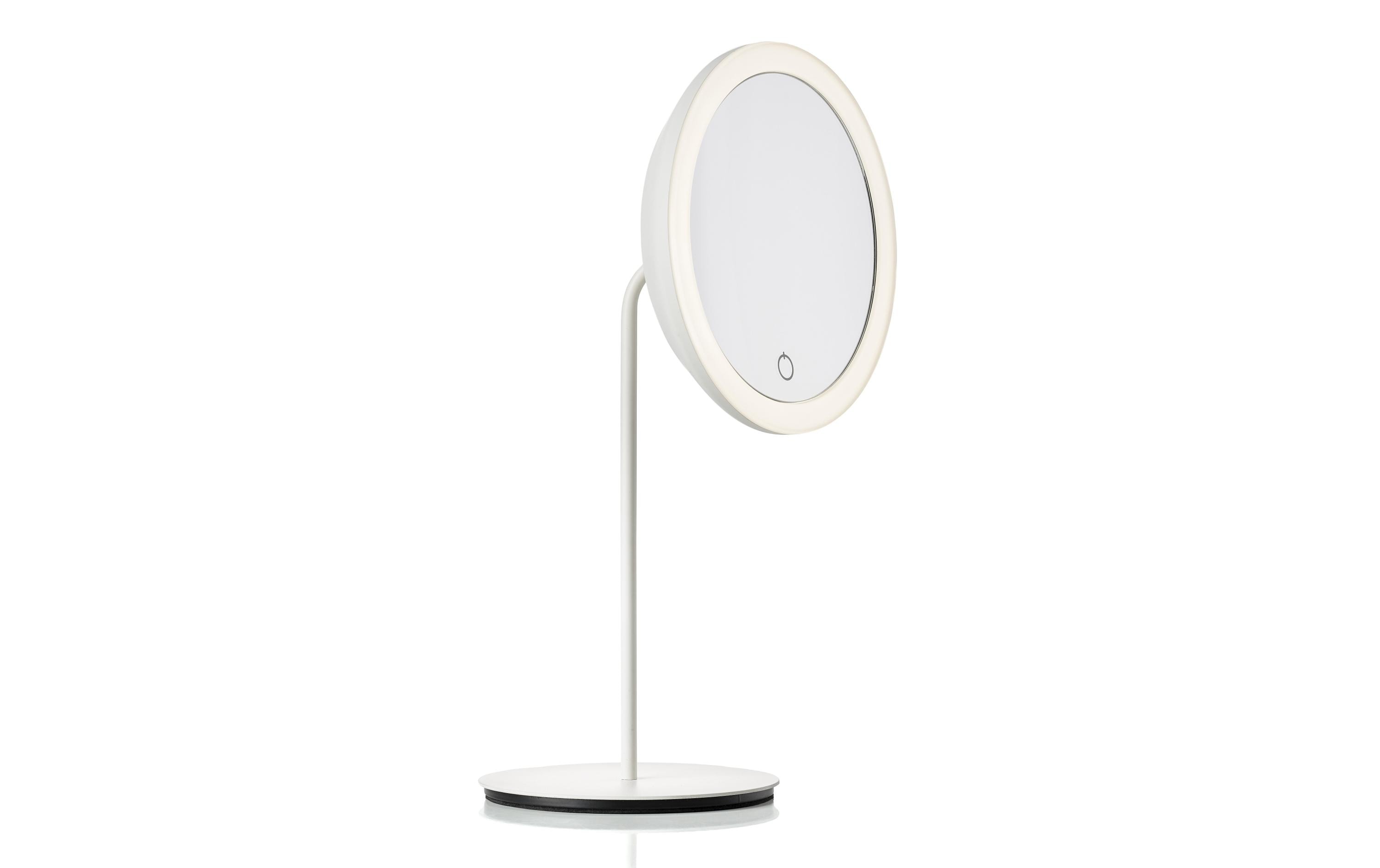Kosmetikspiegel Ø 18 cm WeissKosmetikspiegel