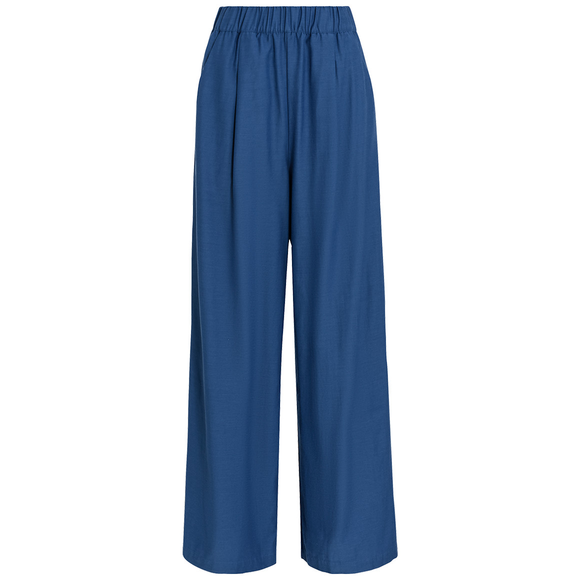Jonas Nielsen Damen Hose mit weiten Beinen blau
