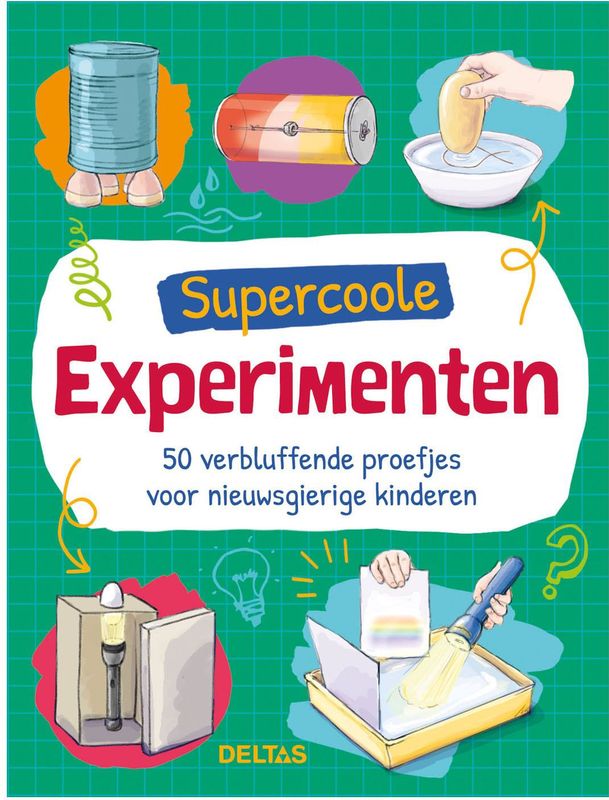 Deltas - Supercoole Experimenten - Experimenteerset - 50 Kaarten - Paperback