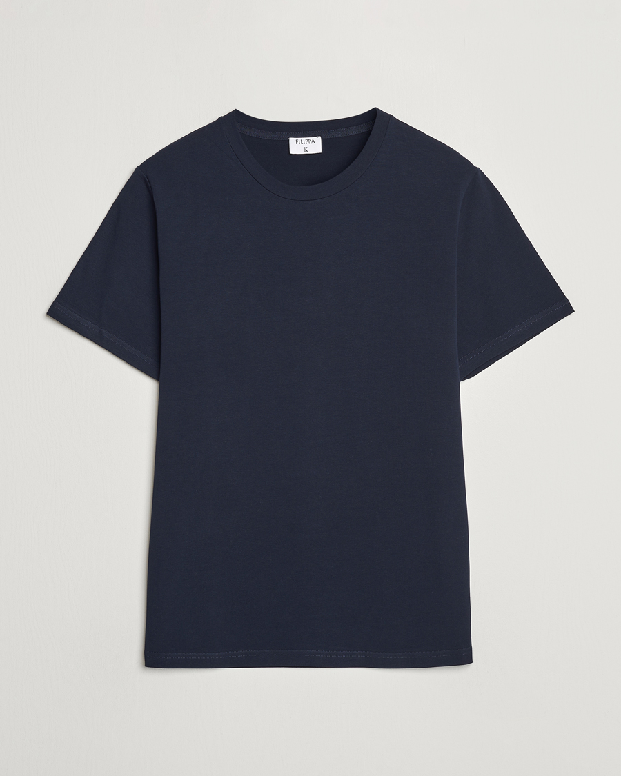 Filippa K Soft Lycra Tee Navy