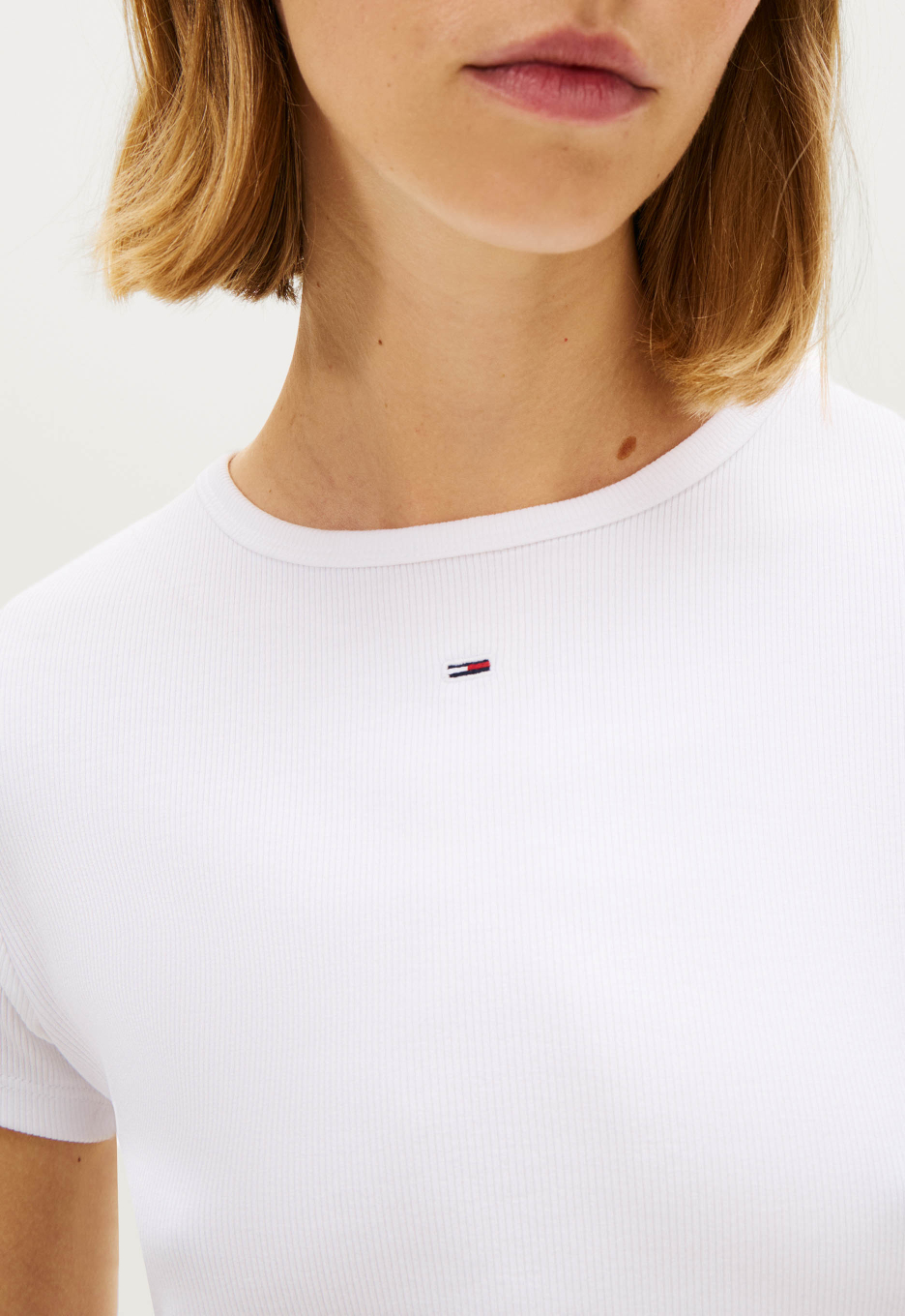 Tommy Jeans Slim Rib T-shirt