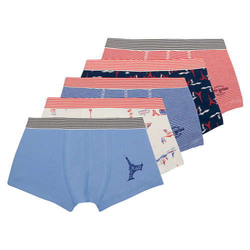 Petit Bateau - A073A00 X5 - Multicolore