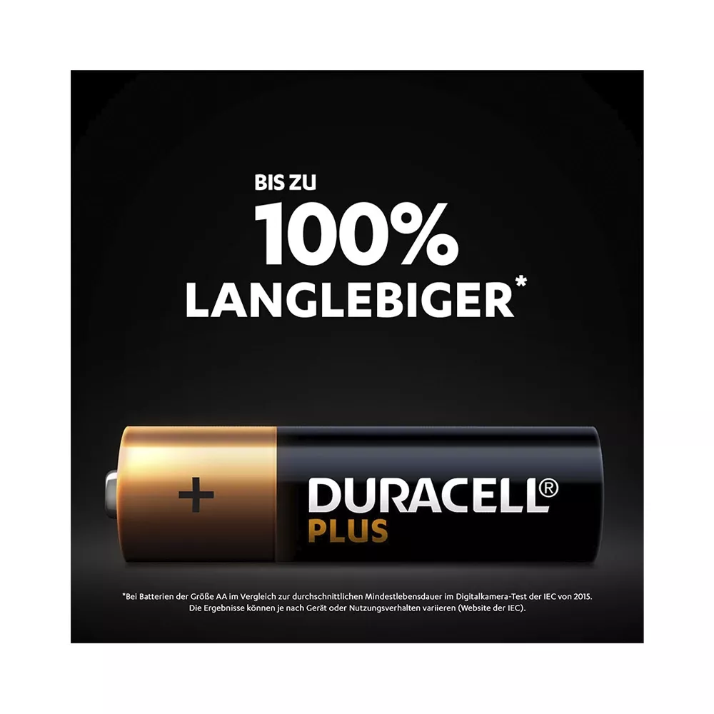 Duracell Plus MN1500 AA Batterien 40 Stk.