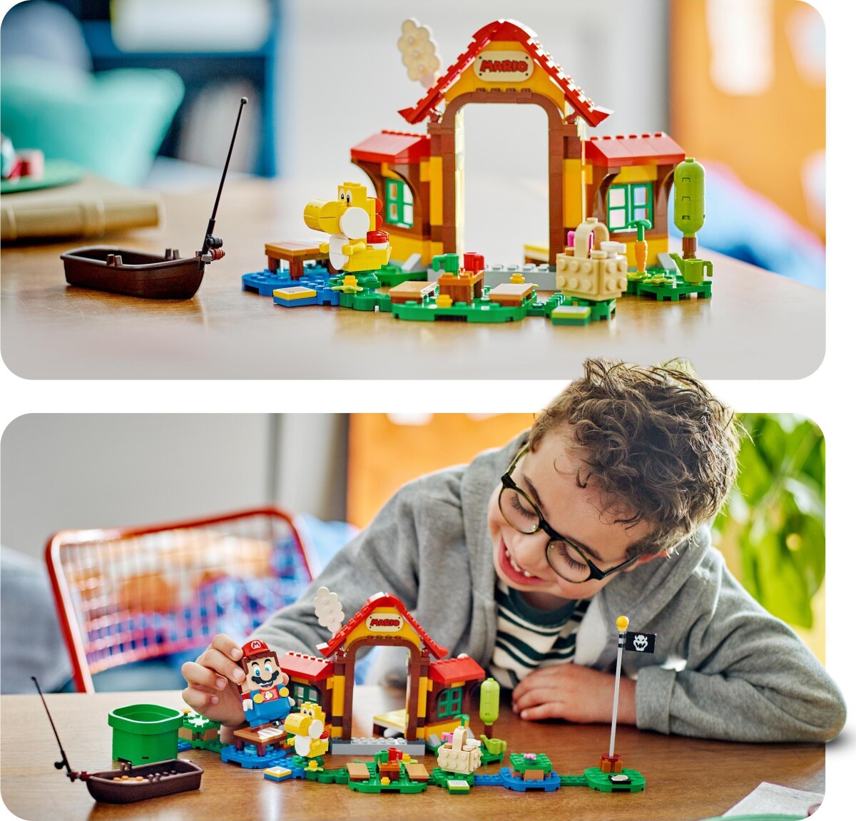 Lego Super Mario - Skovtur Ved Marios Hus Udvidelsessæt - 71422