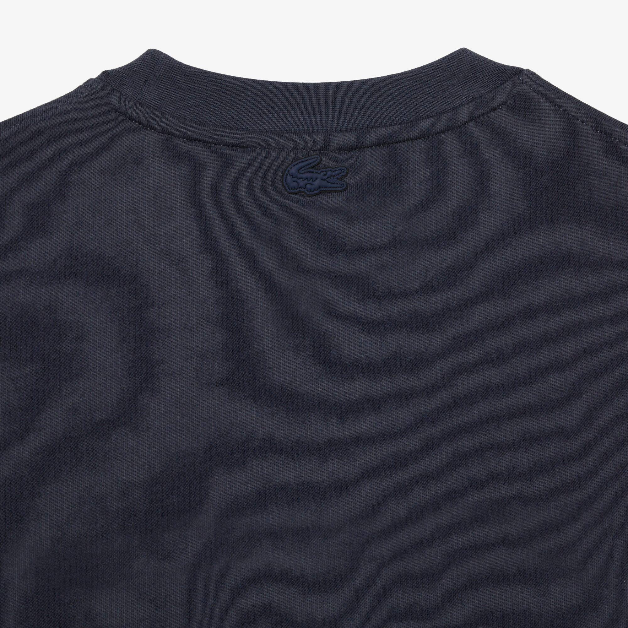 Herren LACOSTE T-Shirt aus Baumwolljersey mit Aufdruck T-Shirts - Blau - Lacoste - Herren
