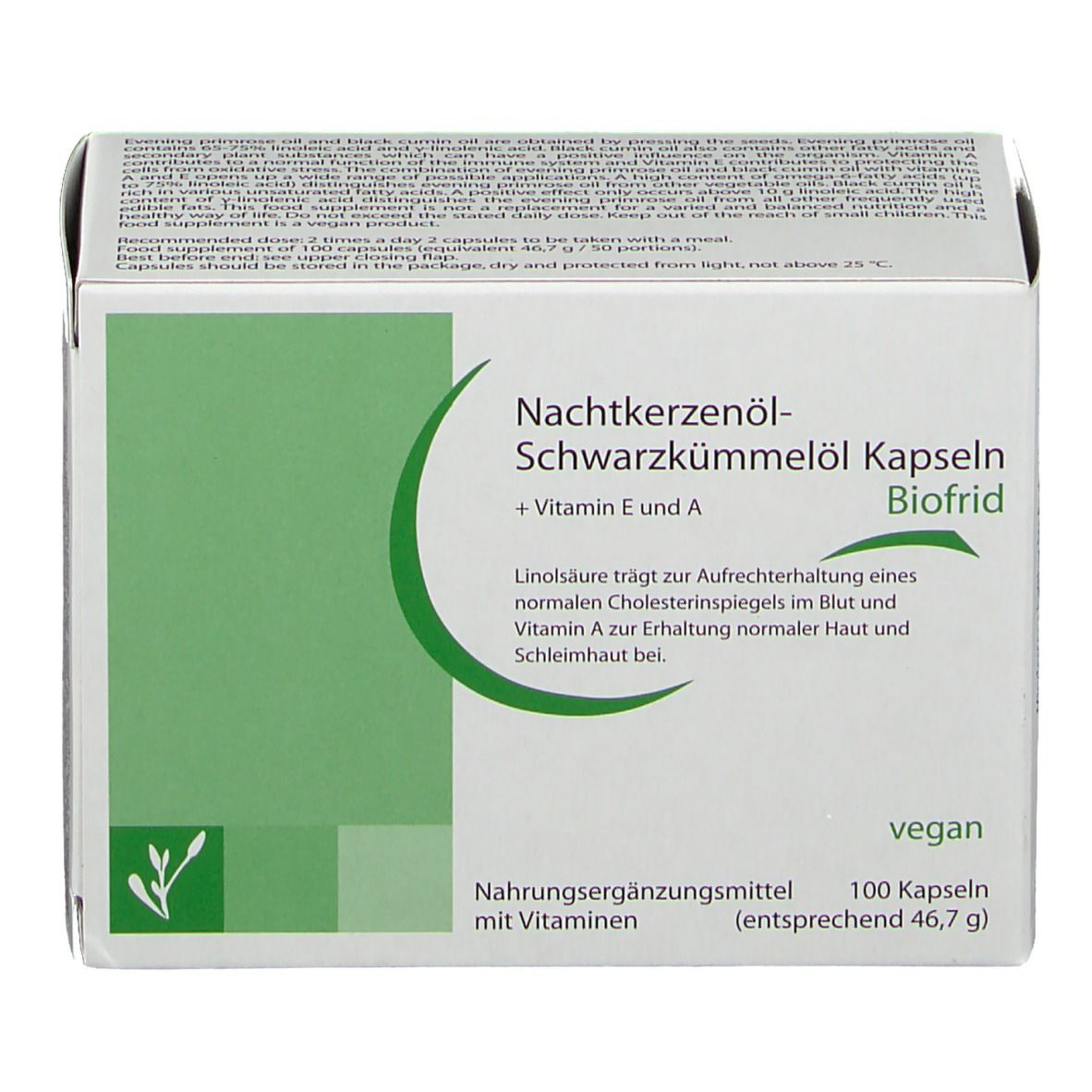 Nachtkerzenöl-Schwarzkümmelöl