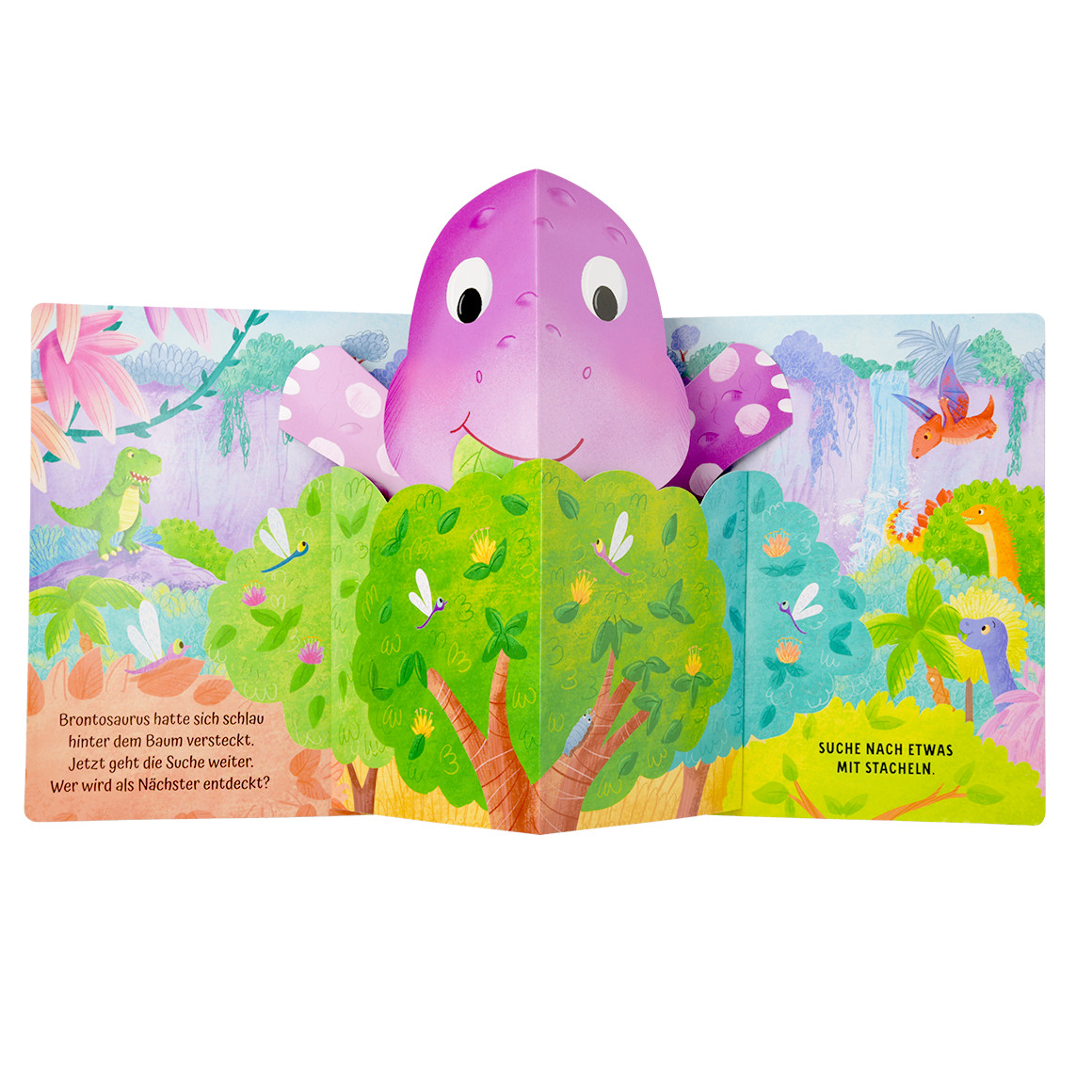 Topomini Pop-up-Buch Dino und seine Freunde hellblau / bunt