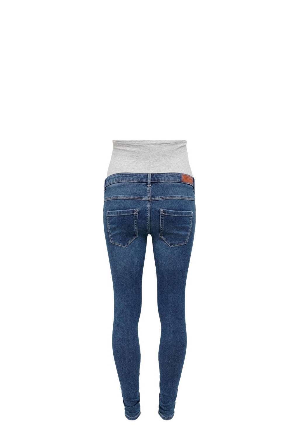 ONLY MATERNITY skinny zwangerschapsjeans OLMROYAL met katoen stonewashed