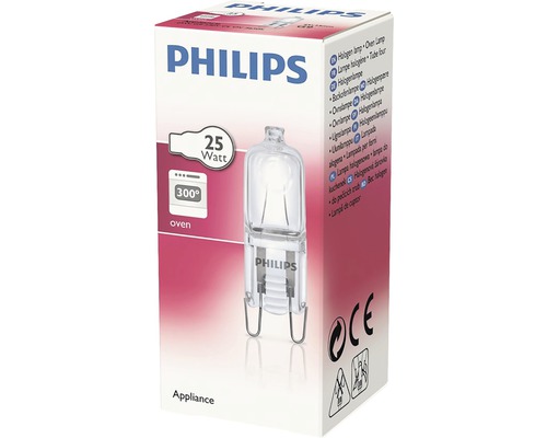 Ovenlamp G9/25W helder 260 lm 2700 K warmwit tot 300°
