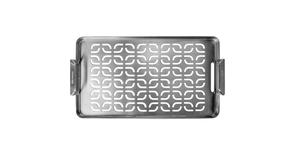 TraegerModiFIRE vis & groenten roestvrijstalen grillschaal grillkorf  (Roestvrij staal, 46 x 26cm)