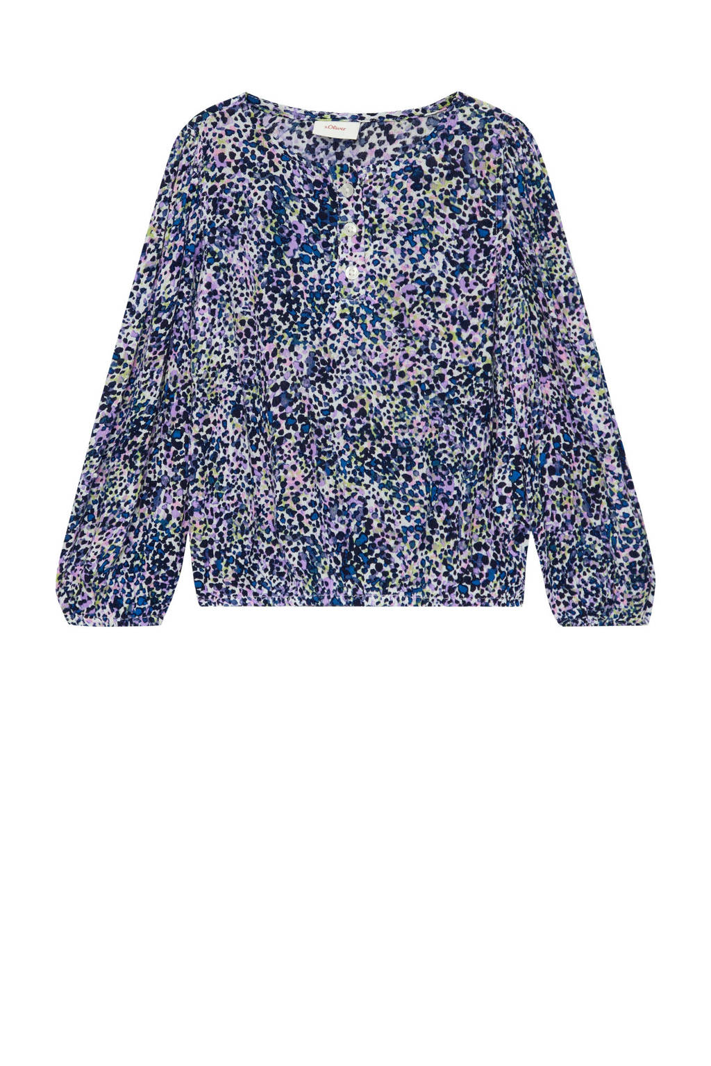 s.Oliver top met all over print multicolor