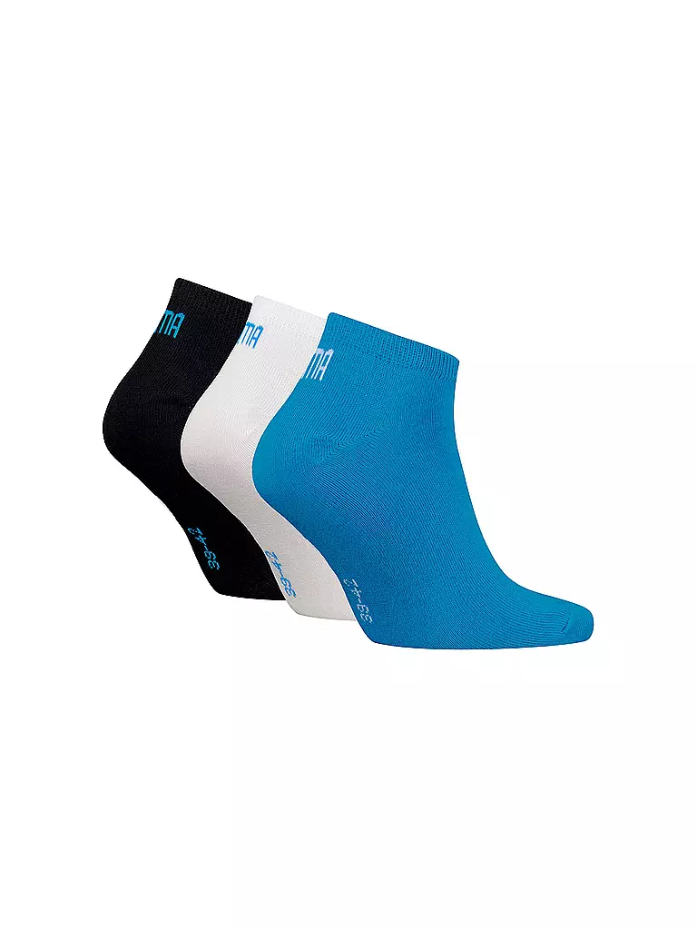 PUMA Sneakersocken 3-er Pkg. aqua combo blau
