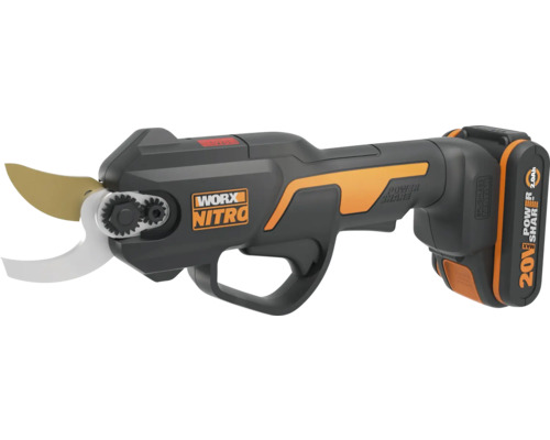 WORX Nitro 20V 22mm snoerloze snoeischaar WG330E.9, borstelloze motor + GRATIS bonusartikel 20V accu WA3644 (4,0Ah)