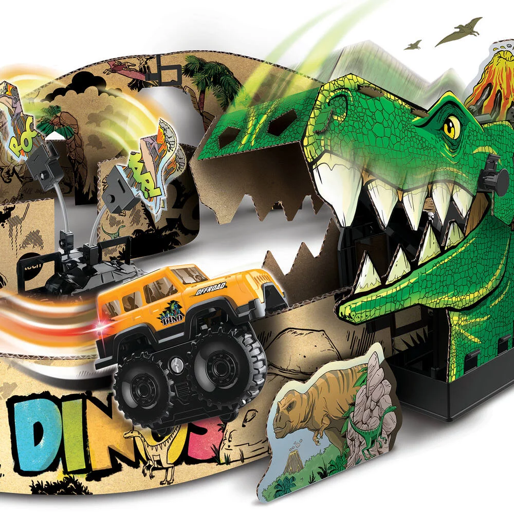 CAR-BOARD RACERS - DINO ADVENTURE