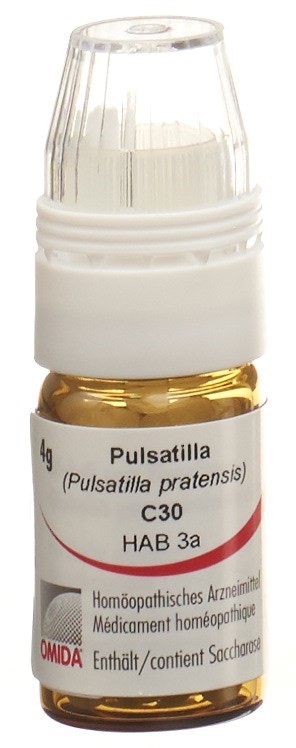 Omida Pulsatilla Glob 30 C mit Dosierhilfe 4 g