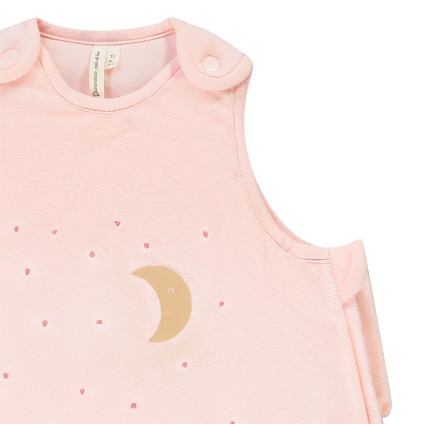 Gigoteuse sans manches en polyester doublée coton TOG 2.5 - Rose