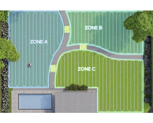 Dreame A1 robotmaaier, 22 cm/2000 m² met app, zonder grensdraad, met OmniSense™-technologie en intuïtief gebiedsbeheer