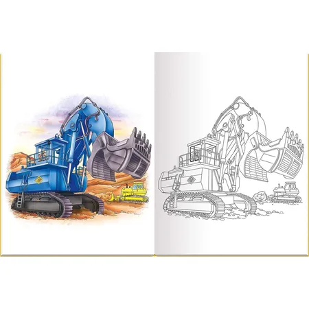 Trötsch Malbuch Baustelle