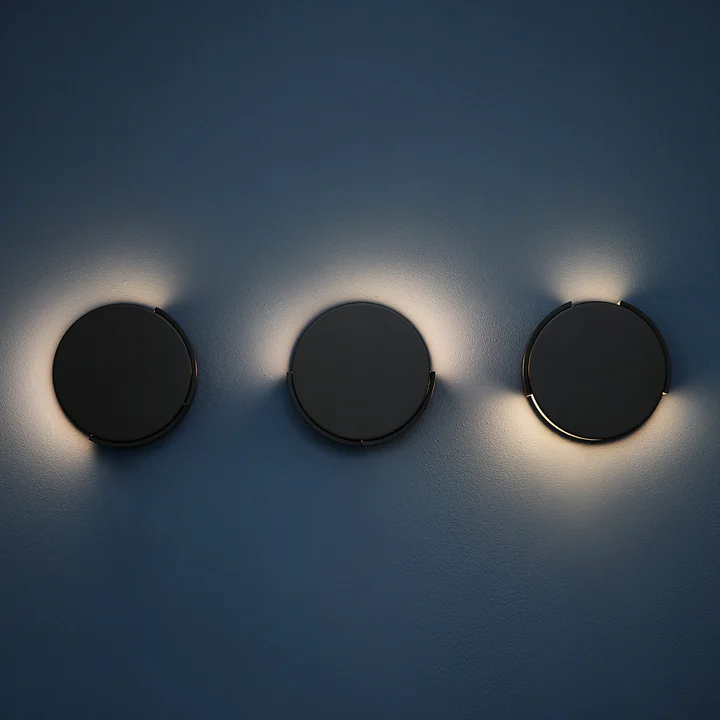 Frandsen - Rotate Wandleuchte, Aluminium schwarz