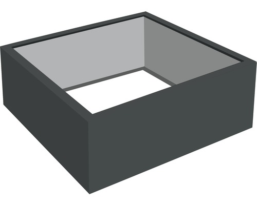 Palatino Carlotta metalen plantenstandaard, 60 x 60 x 25 cm, antraciet