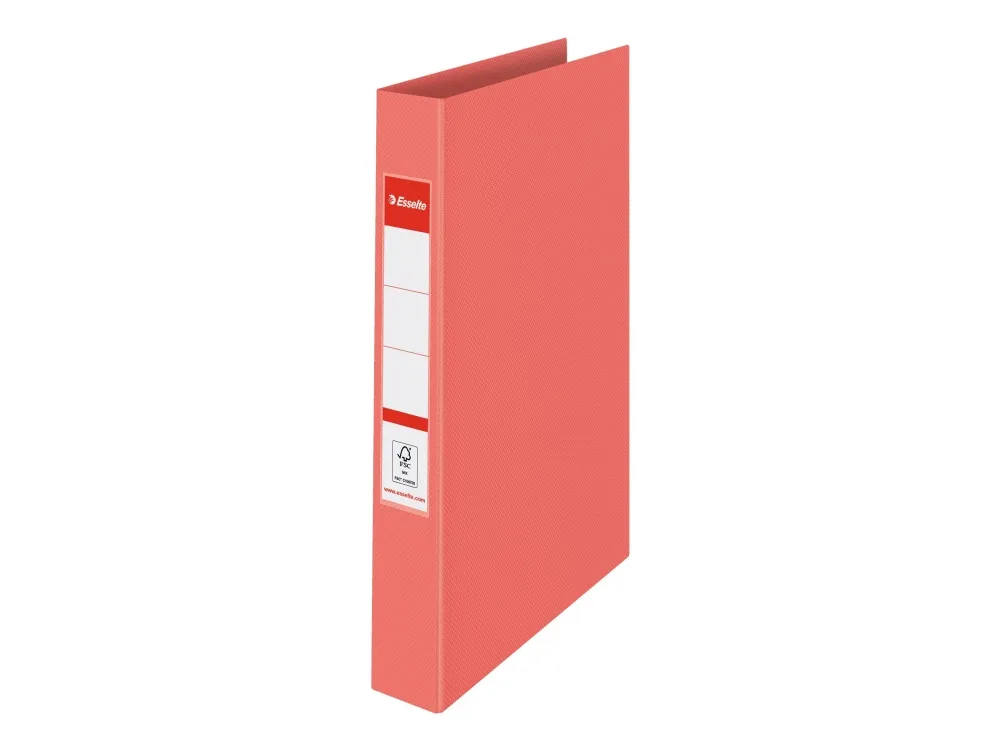 Esselte Colour'Breeze ringordner PP 2RR/25mm Koral - (10 stk.)