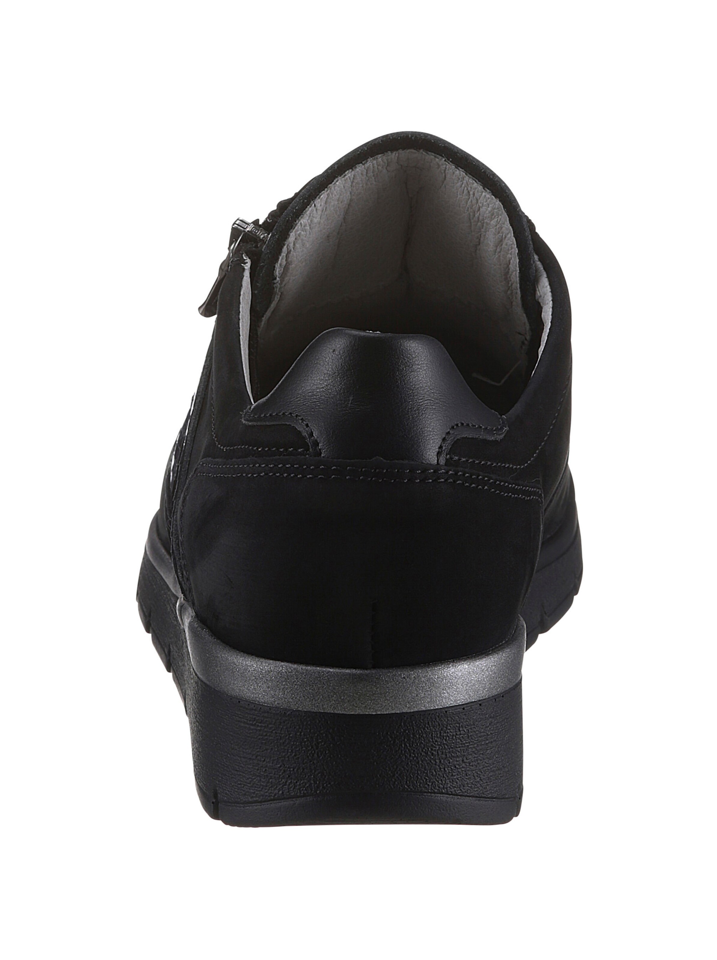 Waldläufer Schnürschuh in schwarz