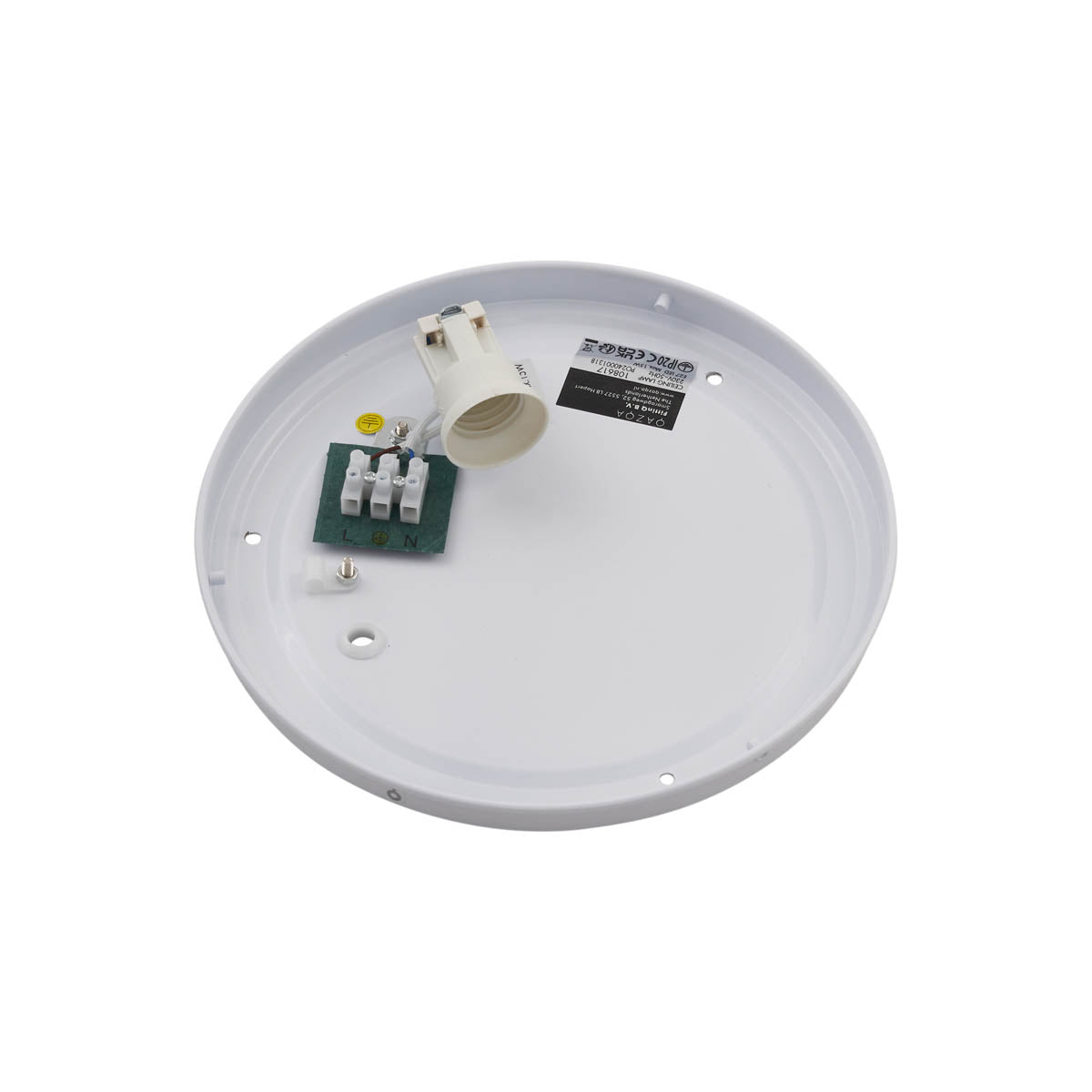 QAZQA Oosterse plafondlamp rotan 30cm - Trammy