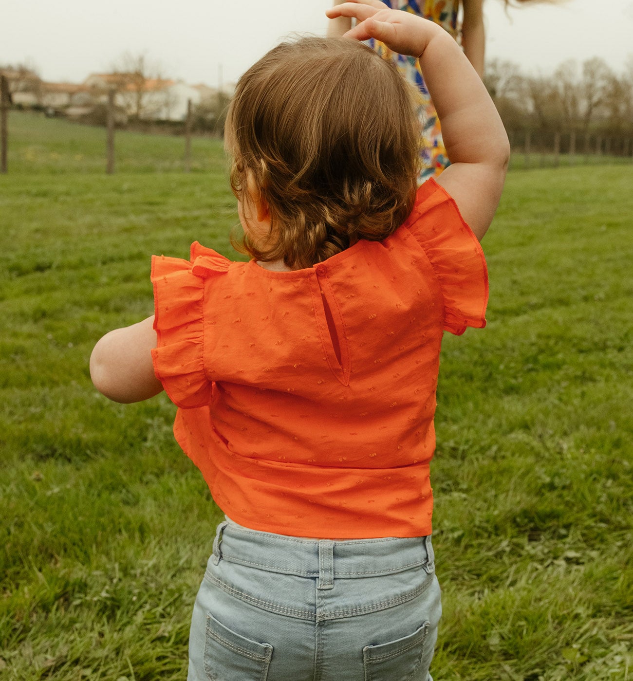 Blouse Fille Promod x TAO - Orange
