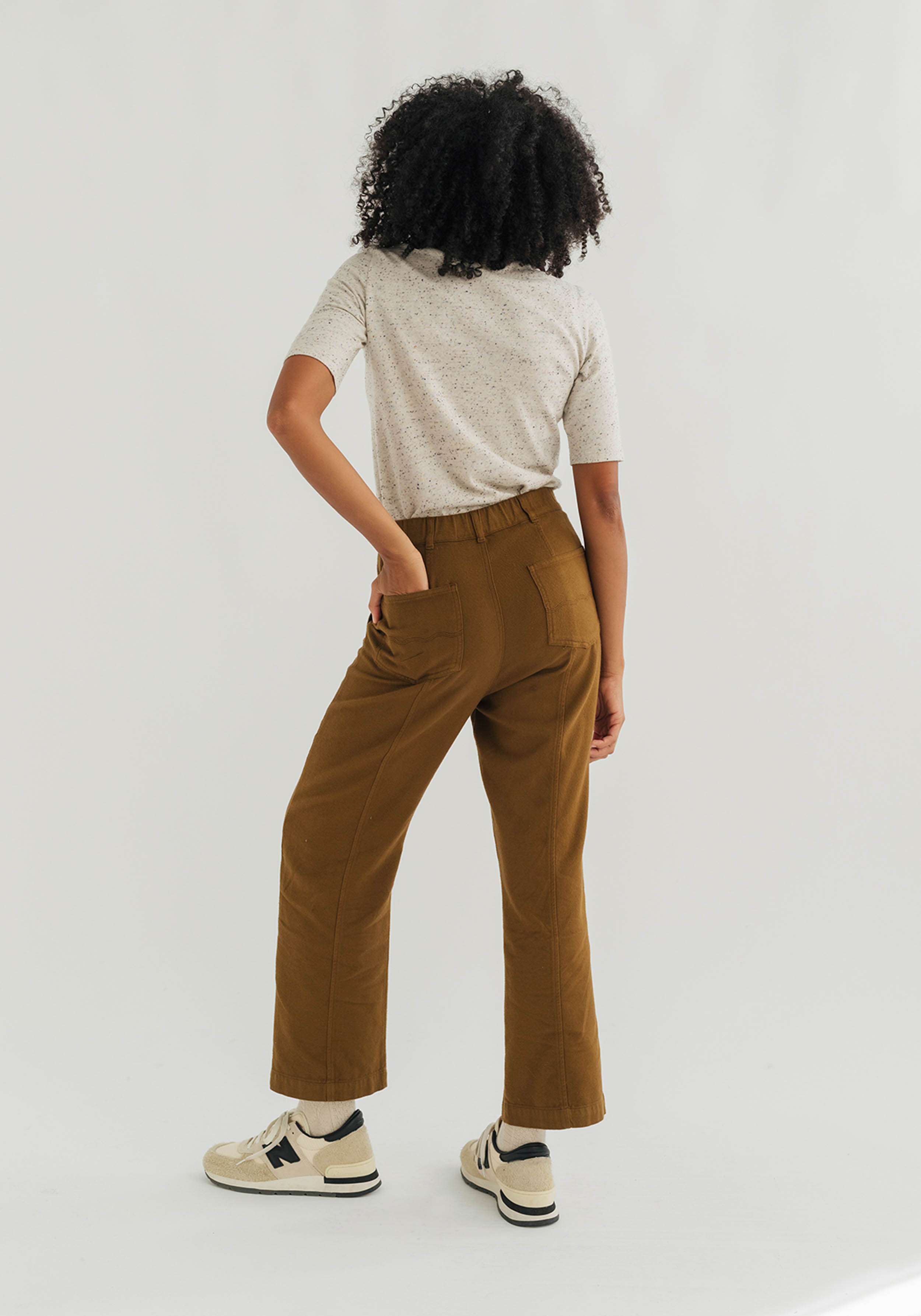 Twothirds T-Shirt Damerow Neps Ecru