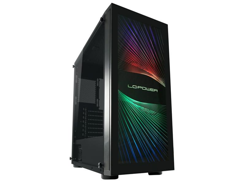 LC-Power PC-Gehäuse Midi Tower LC-800B-ON Schwarz Midi Tower LC-800B-ON PC-Gehäuse