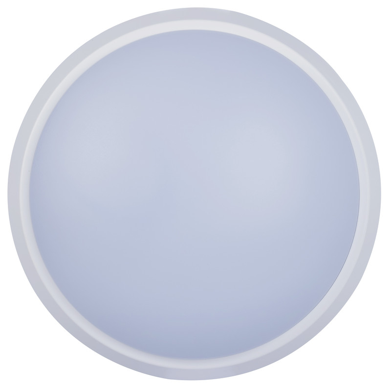 Luceco rond LED buitenlamp zwart/wit IP54 10W 700lm 4000K