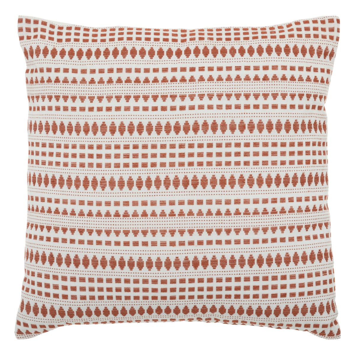 COUSSIN COTON JACQUARD MICAH TERRACOTTA 38X38CM