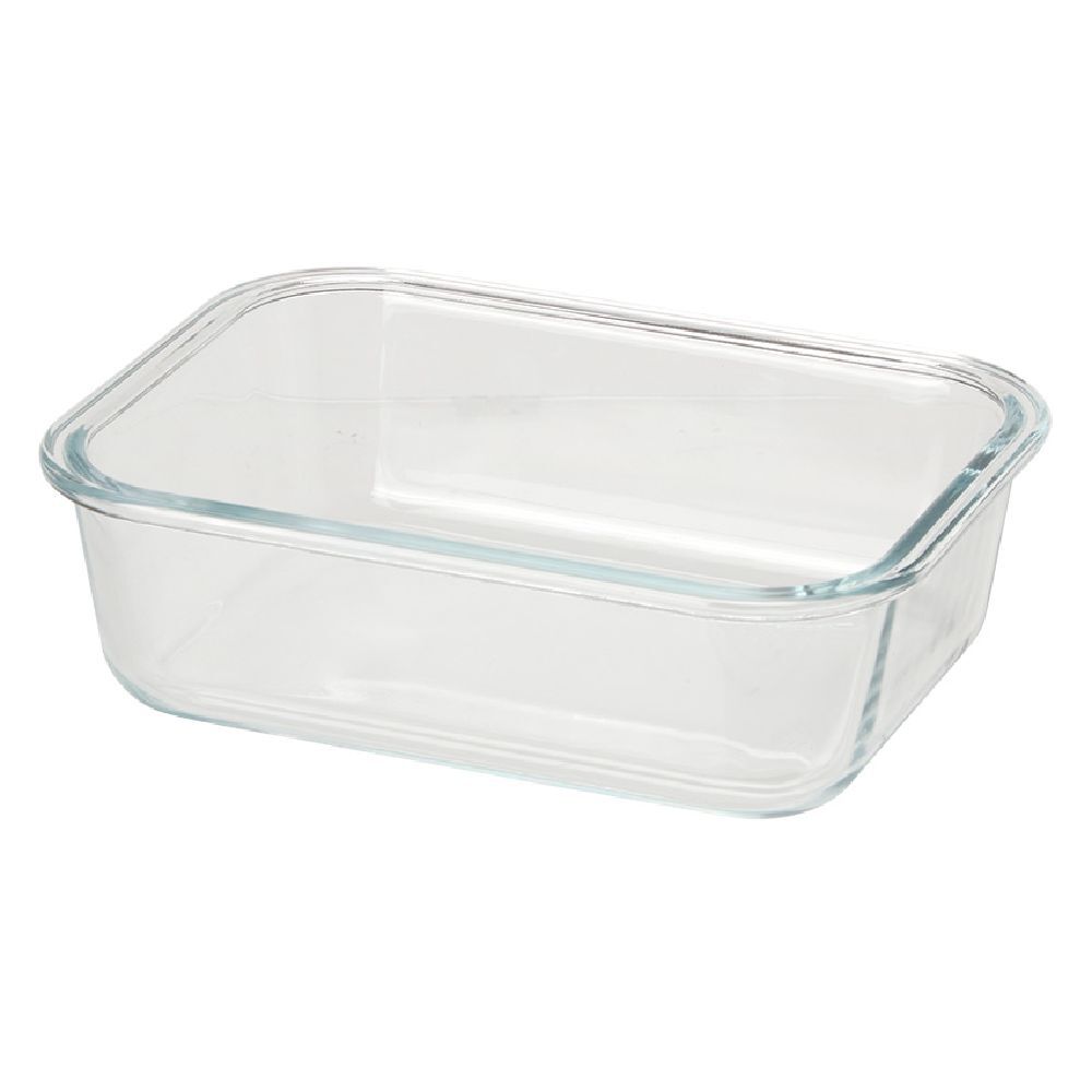 Boîte en verre et bambou 1 L
