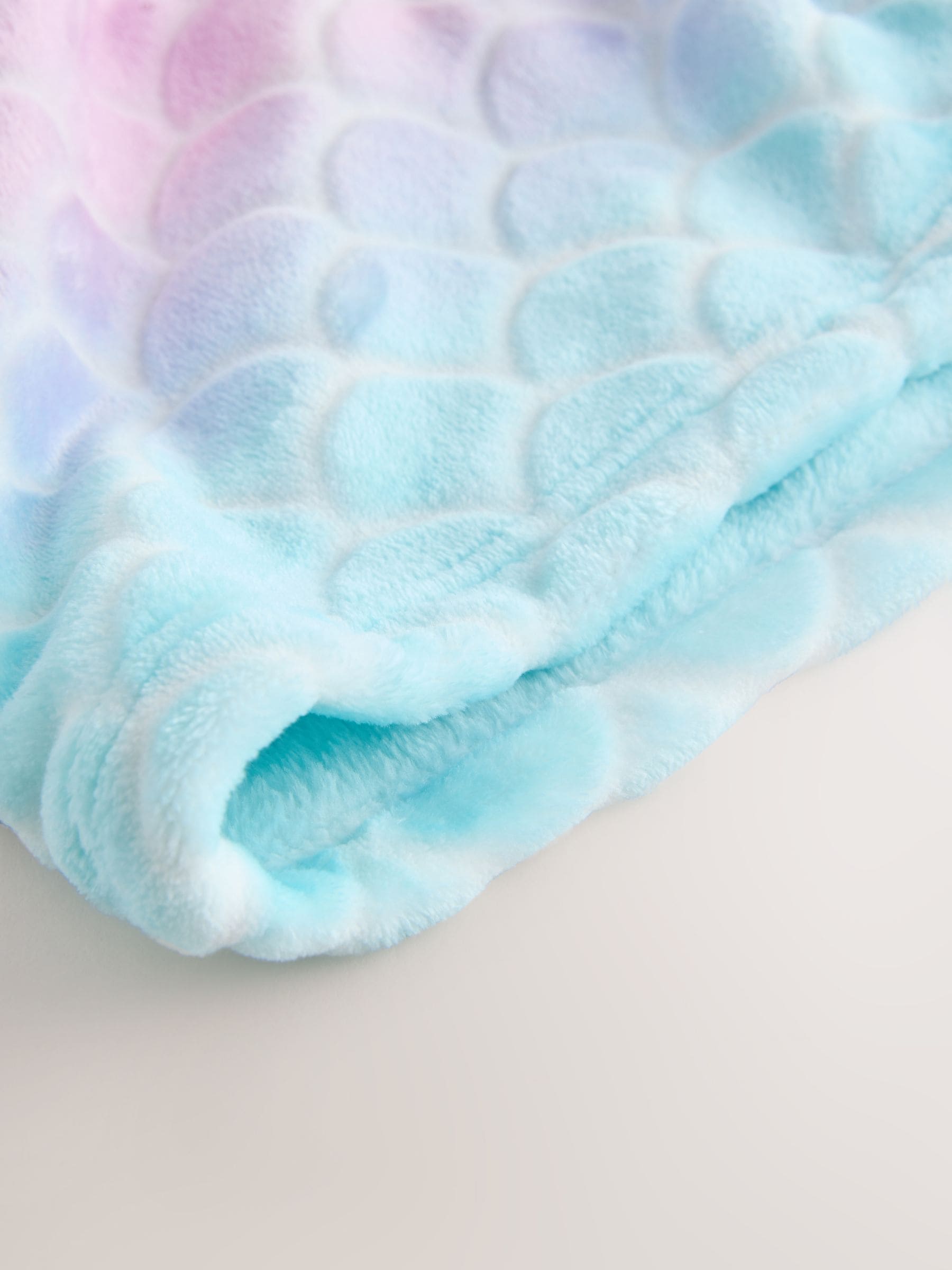 Roze ombre - Mermaid Fleece Blanket