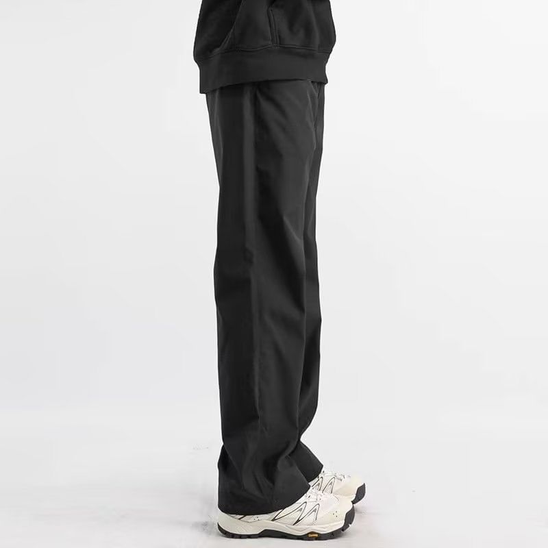 Blueforce - Hoge taille effen losse broek