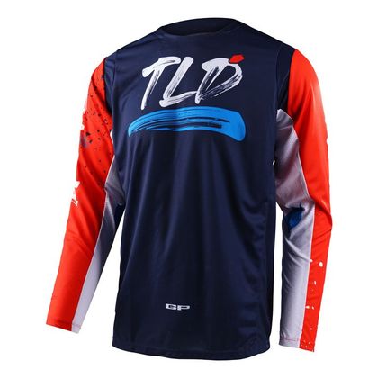 Maillot cross TroyLee design GP PRO PARTICAL 2023 - Bleu / Orange