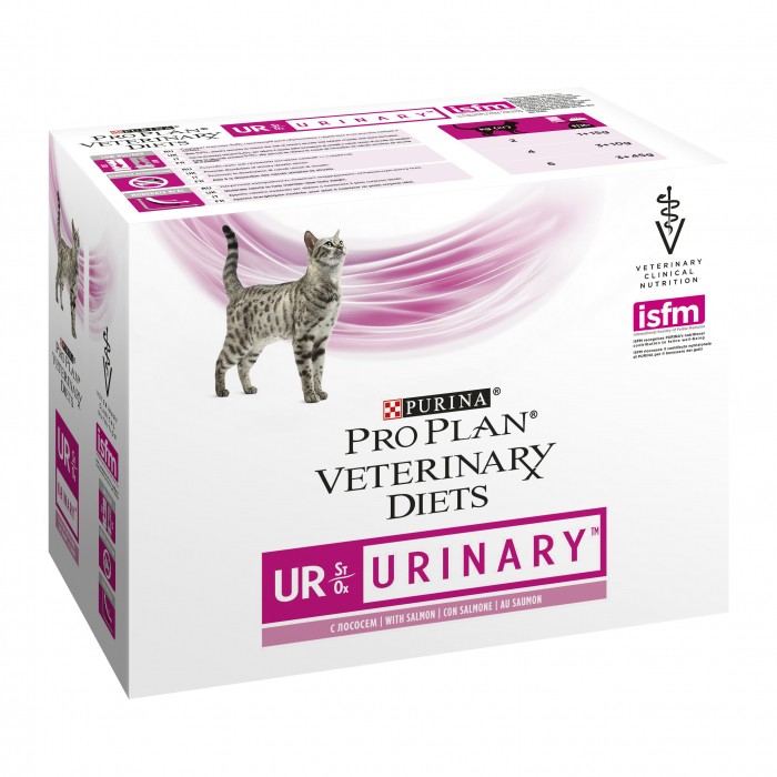 Pro Plan Veterinary Diets UR St/Ox Urinary – Pâtée en bouchées pour chat