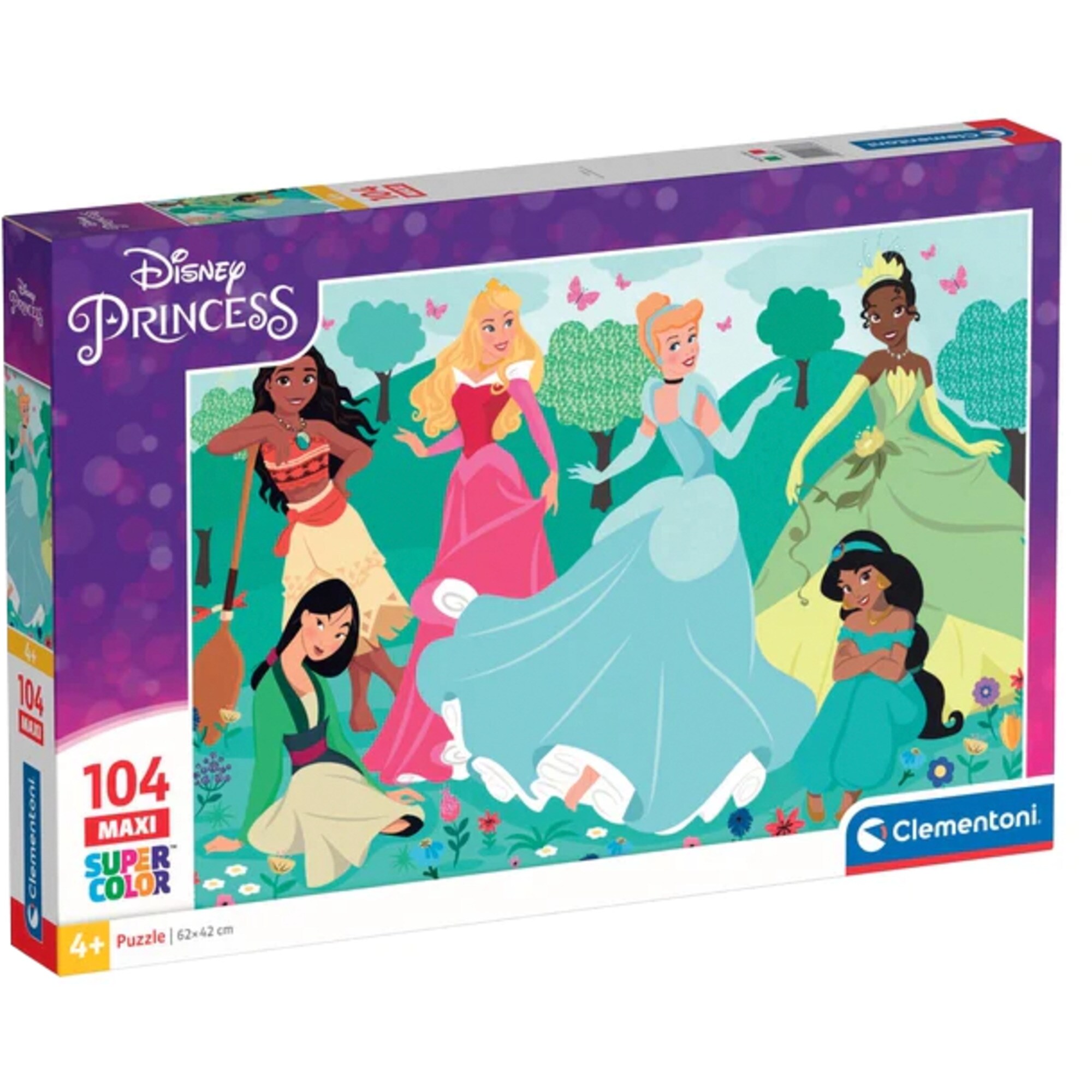 Clementoni Puzzle Supercolor Maxi - Disney Princess