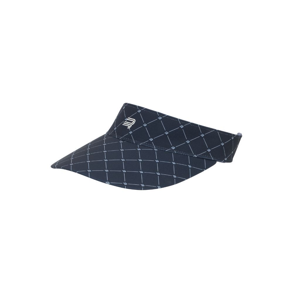 Aria Visor Dame Micro Check Navy Onesize