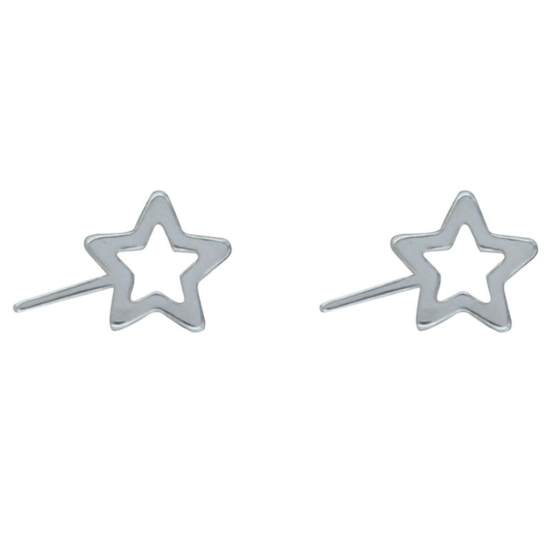 Boucles d'Oreilles Argent Etoiles Filantes